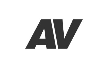 Şirket Markası için AV Techno Düzenlenebilir Yazı Tipi Logosu. Benzersiz tipografik fikirleri olan cesur, fütürist tasarım. En Küçük Özel Tür ve Dinamik Harf