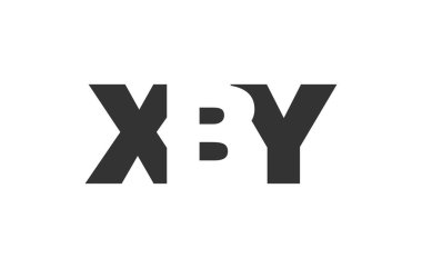 XBY logo tasarımı. İlk harf X B Y kalın yazı tipi teknoloji girişimleri, danışmanlık, kurumsal markalaşma. Yaratıcı şirket adı, manşetler tipografi kimliği, trend logotype.