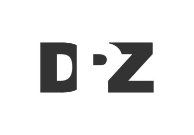 DPZ logo tasarımı. İlk harf D P ve Z kalın yazı tipi. Teknolojik girişimler, danışmanlık, kurumsal markalaşma. Yaratıcı şirket adı, manşetler tipografi kimliği, trend logotype.