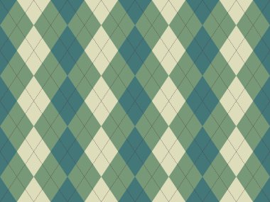 Sessiz yeşiller ve bej renkte zarif baklava deseni. Arkaplan, tekstil ya da vintageinspired tasarımlar için mükemmel.