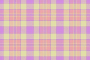 Kadife ekose kumaş kontrolü, sakin kumaş arka plan vektörü. Evlilik tartan deseni açık ve mor renklerde pürüzsüz.