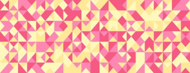 Temiz şekiller ve mozaik dokular içeren kusursuz geometrik desen. Soyut arka planlar, modaya uygun poster resimleri ya da modern tekstil tasarımları için ideal..