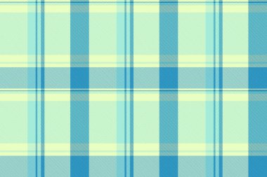 Parlak vektör desenli tartan, dekorasyon arka plan desenli tekstil. Etnik kontrol ekose kumaş düz ışık ve deniz mavisi renkleri.