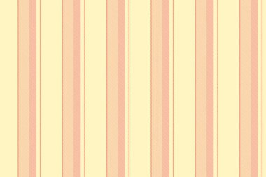 Çirkin çizgili tekstil dokusu, zemin kumaş arka plan vektörü. Lif çizgileri dikey ve turuncu renklerde..