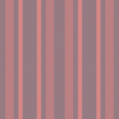 Kare vektör arkaplan kumaşı, dikey dikişsiz şerit koleksiyon defteri. Sembolik desen deseni kırmızı ve pastel renkli tekstil çizgileri.