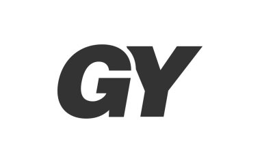 GY Tekno Düzenlenebilir Şirket Markası Yazı Tipi Logosu. Benzersiz tipografik fikirleri olan cesur, fütürist tasarım. En Küçük Özel Tür ve Dinamik Harf