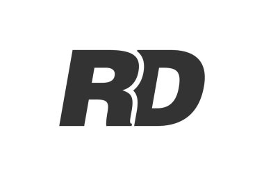 Şirket Markası için RD Tekno Düzenlenebilir Yazı Tipi Logosu. Benzersiz tipografik fikirleri olan cesur, fütürist tasarım. En Küçük Özel Tür ve Dinamik Harf