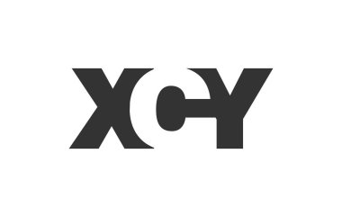 XCY logo tasarımı. İlk harf X C Y kalın yazı tipi teknoloji girişimleri, danışmanlık, kurumsal markalaşma. Yaratıcı şirket adı, manşetler tipografi kimliği, trend logotype.