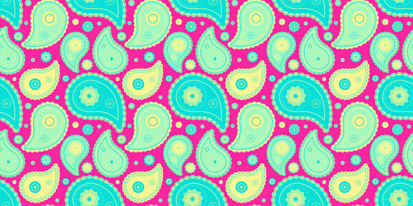 Western cover a costume decorative. Motif twisted a textile style. Artwork paisley in surreal dress.