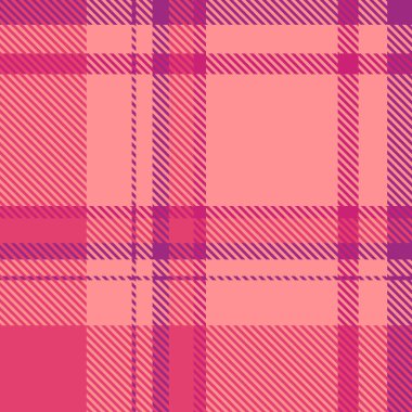 Canlı pembe ve mor ekose desenli. Tekstil tasarımı, moda, web sitesi geçmişi veya koleksiyon defteri için mükemmel.