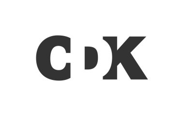CDK logo tasarımı. İlk harf C D K kalın yazı tipi teknoloji girişimleri, danışmanlık, kurumsal markalaşma. Yaratıcı şirket adı, manşetler tipografi kimliği, trend logotype.