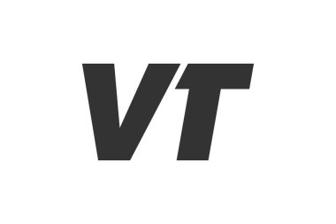 VT Tekno Düzenlenebilir Şirket Markası Yazı Tipi Logosu. Benzersiz tipografik fikirleri olan cesur, fütürist tasarım. En Küçük Özel Tür ve Dinamik Harf