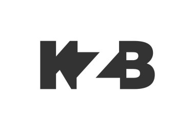 KZB logo tasarımı. İlk harf K Z B kalın yazı tipi teknoloji girişimleri, danışmanlık, kurumsal markalaşma. Yaratıcı şirket adı, manşetler tipografi kimliği, trend logotype.