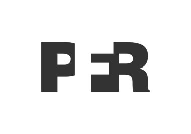 PFR logo tasarımı. İlk harf P F R kalın yazı tipi. Teknoloji girişimleri, danışmanlık, kurumsal markalaşma için. Yaratıcı şirket adı, manşetler tipografi kimliği, trend logotype.