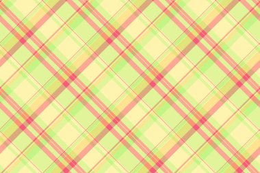 Ağ desenli tekstil arka planı, temel kusursuz doku vektörü. İpek ekose kumaş kireç ve kırmızı renkleri kontrol et.