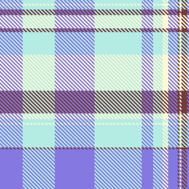 Örgü desenli ekose arka plan, kışın dikişsiz kumaş kontrolü. Işık ve çivit renklerinde özelleştirilebilir tartan tekstil vektör deseni.