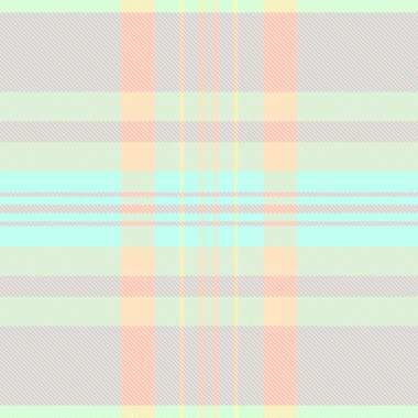 Tekstil kontrol deseni, kumaş deseni. Tekrarlanabilir desenler vektörsüz arkaplan tartanı ışık ve bisk renklerinde.