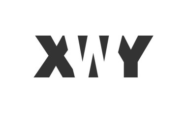 XWY logo tasarımı. İlk harf X W Y kalın yazı tipi teknoloji girişimleri, danışmanlık, kurumsal markalaşma. Yaratıcı şirket adı, manşetler tipografi kimliği, trend logotype.