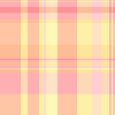 Ticari tartansız vektör, ipekten arka plan ekoseli. Xmas desenli kumaş. Turuncu ve kırmızı renkli kumaş..