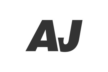 Şirket Markası için AJ Tekno Düzenlenebilir Yazı Tipi Logosu. Benzersiz tipografik fikirleri olan cesur, fütürist tasarım. En Küçük Özel Tür ve Dinamik Harf