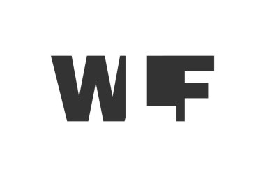 WLF logo tasarımı. İlk harf W L F kalın yazı tipi teknoloji girişimleri, danışmanlık, kurumsal markalaşma. Yaratıcı şirket adı, manşetler tipografi kimliği, trend logotype.
