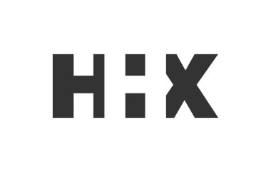HHX logo tasarımı. H H X harfinin ilk harfi. Teknolojik girişimler, danışmanlık, kurumsal markalaşma için kalın yazı tipi. Yaratıcı şirket adı, manşetler tipografi kimliği, trend logotype.