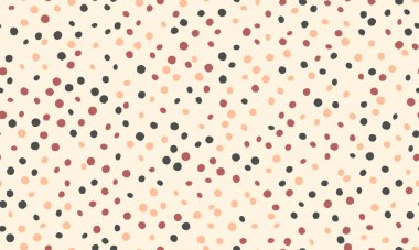 Sessiz tonlarda dağınık noktaların soyut, pürüzsüz desenleri. Tekstil tasarımı, web sitesi geçmişi ya da eğlenceli markalar için ideal. Sakin ve gösterişsiz bir zarafet hissi uyandırıyor..