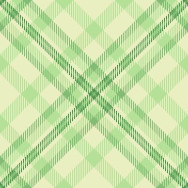 Kurdele tekstil kumaş ekose, yüzey dokusu pürüzsüz desen. Yeşil ve açık renkli tam tartan vektör arkaplan kontrolü.