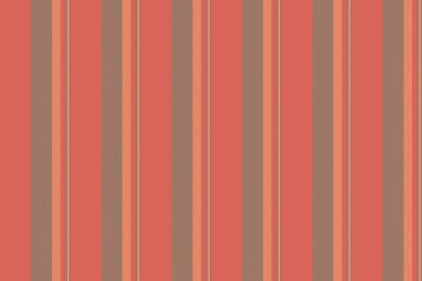 Sıcak mercan, şeftali ve taupe 'de hareketli dikey çizgiler sofistike ve modern bir desen yaratır..