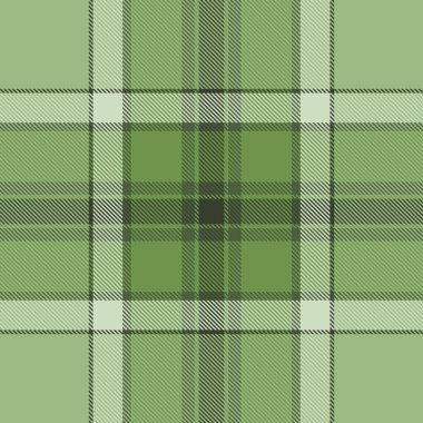 Row vektör ekose kumaş, aşınmış şablon arka plan. Yeşil ve açık renkli çok renkli ekose kumaş dokusu.
