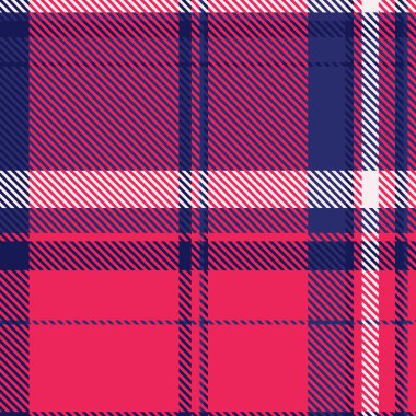 Canlı pembe ve ekose desenli. Tekstil tasarımı, moda, web siteleri veya sosyal medya için mükemmel. Bu cesur, şık tasarım enerji ve modernlik taşır..