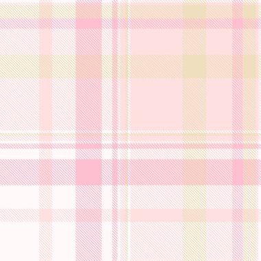 İnce denetim vektörü kusursuz, eski moda tekstil kumaş dokusu. Ağ arkaplan desenli ekoseli ekose ve beyaz renkli.