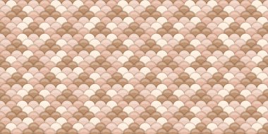 Yumuşak bej ve kahverengi tonlarda üst üste binen zarif, pürüzsüz pullar. Geçmişler, dokular ve tasarım elementleri için mükemmel. Sakin ve sofistike bir hissi uyandırıyor..