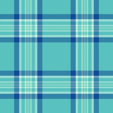 Modern doku arka plan ekoseli, Türk çek kumaşı. İzolasyon vektörü, gök mavisi ve açık renk paletinde kusursuz desen.