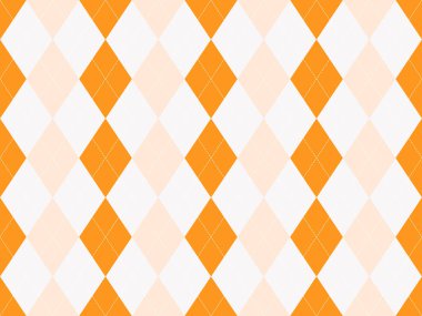 Turuncu ve kremalı canlı baklava deseni. Geçmişi, tekstili ya da web sitesi tasarımı için mükemmel. Bu klasik geometrik tasarım sofistike ve oyuncu bir enerji dokunuşu sunar..