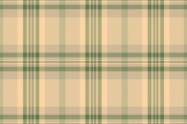 Hounds vektör arkaplan yapısı, kumaşsız ekose kontrolü. Işık ve turuncu renk paletinde moda tekstil desenli tartan kumaş.