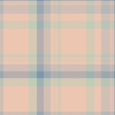 Punk desen dokuma kontrolü, tartan kumaş arkaplanı. Kadife kumaş, ışık ve pastel renk paletinde kusursuz vektör..