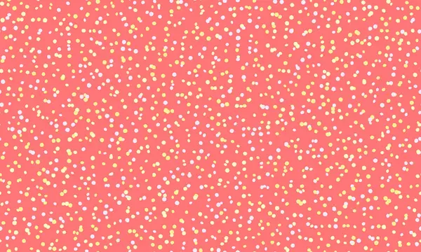 Canlı mercan arka planı ve dağınık pastel konfetileri. Kutlama tasarımları için mükemmel, web sitelerine, davetiyelere veya tekstil modellerine eğlenceli bir dokunuş eklemek.