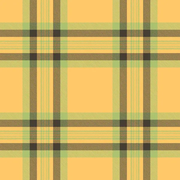 Grunge vektör arkaplan tartan, insan kumaşı ekosesiz. Kehribar ve kireç rengi paletindeki tekstil desenlerini kontrol et.