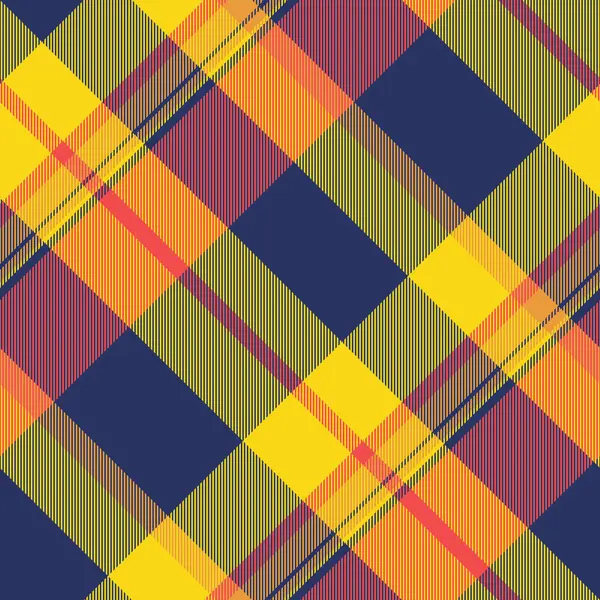 Sarı, turuncu, zeytin yeşili ve lacivert renkli canlı çapraz ekoseli desenler. Tekstil tasarımı, giysi, sahte temalı projeler ya da web sitenize sonbahar stili eklemek için mükemmel.