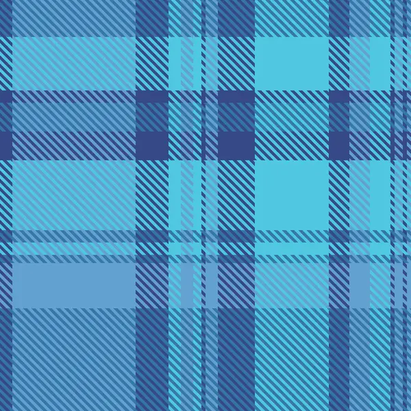 Herringbone tartan kontrol vektörü, çağdaş ekosesiz doku. Cyan ve mavi renk paletinde egzotik kumaş arkaplan tekstili.