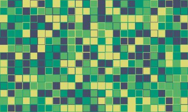 Canlı yeşiller ve sarılar içinde soyut mozaik desenler. Özgeçmiş, web sitesi tasarımı ya da sunumlar için mükemmel. Verileri, teknolojiyi ya da doğayı temsil eder.