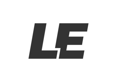 Şirket Markası için LE Tekno Düzenlenebilir Yazı Tipi Logosu. Benzersiz tipografik fikirleri olan cesur, fütürist tasarım. Asgari Özel Tür ve Dinamik Harf Değişiklikleri Tanıtım, Baskı ve Kitap Başlıkları