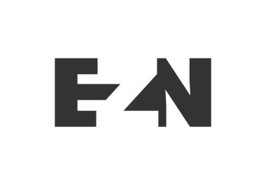 EZN logo tasarımı. Teknoloji girişimleri, danışmanlık, kurumsal markalaşma için ilk harf E Z N kalın yazı tipi. Yaratıcı şirket adı, manşet başlıkları tipografi kimliği, moda logoti tipi. Vektör illüstrasyonu.