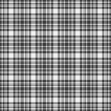 Ceket vektör arkaplan tartan, erkeksi desenli tekstil kontrolü. Gri ve beyaz renk paletinde işaretlenmiş dikişsiz kumaş desenli ekose.