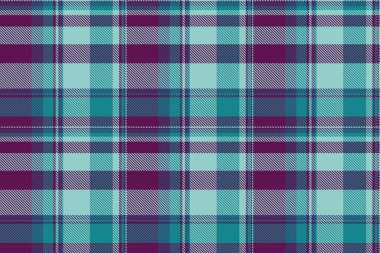 Sevimli ekose arkaplan dokusu, düzgün vektörsüz kumaş. Işık ve morumsu renk paletinde en iyi tekstil tartan kontrol deseni.