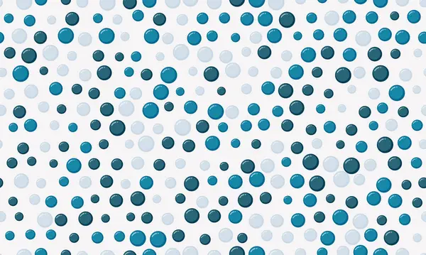Beyaz arkaplanda, mavi ve açık mavi dairelerin soyut, pürüzsüz deseni.
