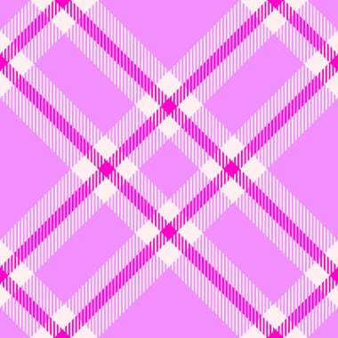 Canlı pembe ve beyaz ekose desenli. Tekstil tasarımı, moda, web siteleri ya da şık bir arka plan için mükemmel. Bu kusursuz tasarım neşeli ve modern bir estetik sunuyor..