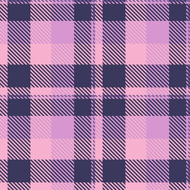 Zarif pembe ve mor ekose desenli. Moda, tekstil tasarımı ya da web sitesi geçmişi için mükemmel. Bu pürüzsüz doku sofistike ama eğlenceli bir estetik sunuyor..