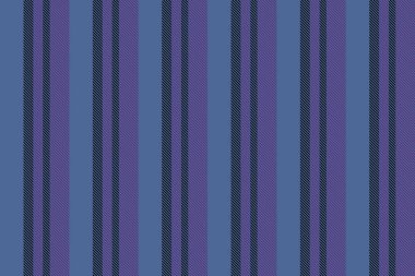 Densual arkaplan çizgileri kumaş, sınır dokusu dikişsiz tekstil. Mavi ve mor renk paletinde Yahudi doğumlu dikey vektör deseni çizgisi.